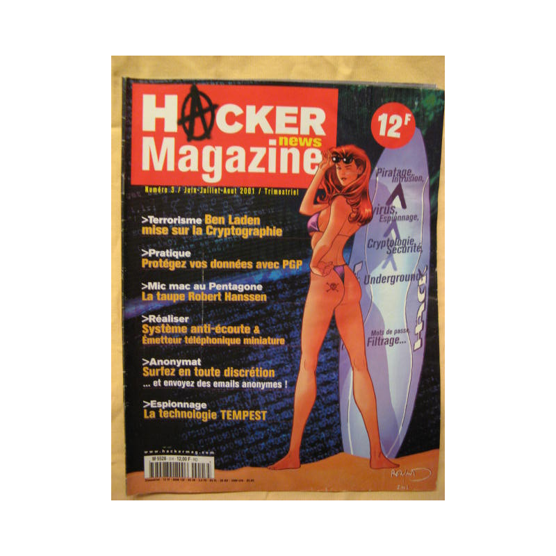 Magazine hacker magazine 3 juin juillet 2001