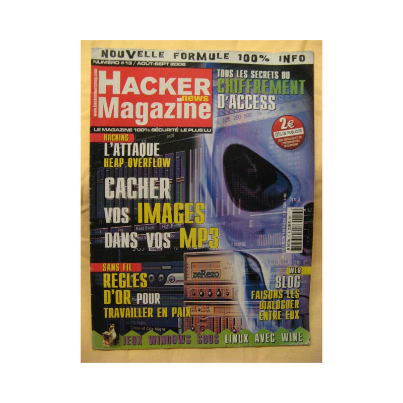 Magazine hacker magazine 13 aout septembre 2006