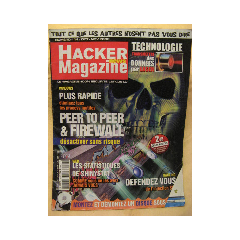 Magazine hacker magazine 14 octobre novembre 2006