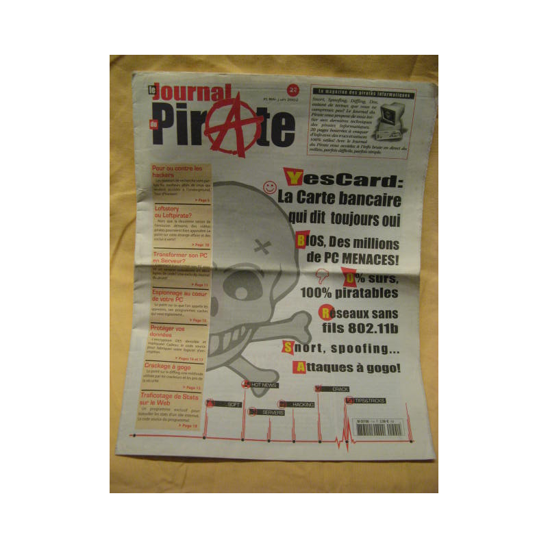 Magazine journal pirate 1 collector