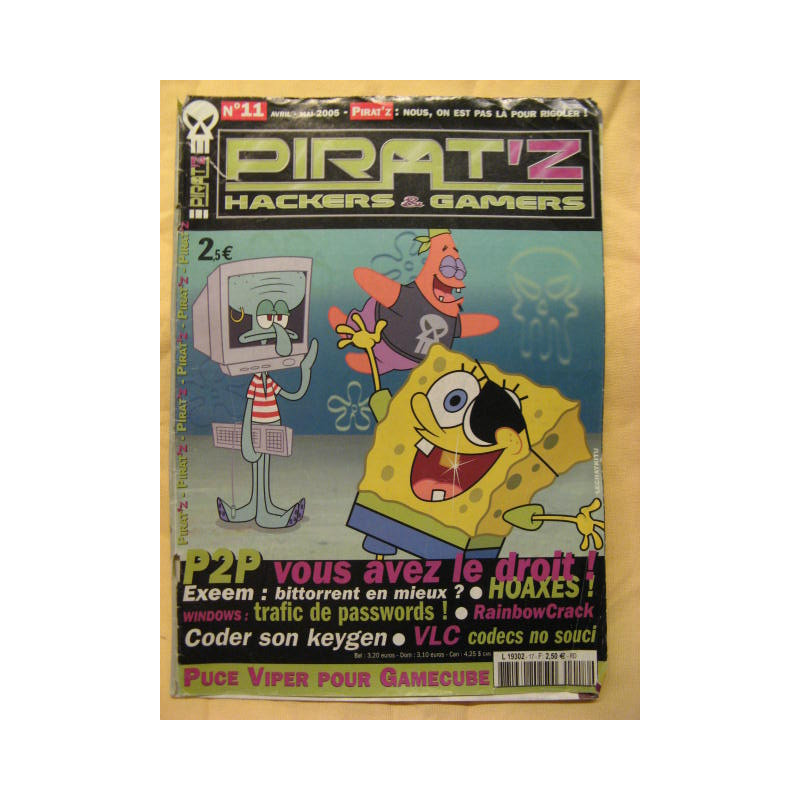 Magazine pirat'z hackers and gamers n°11 avril mai 2005