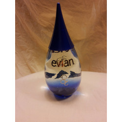 Collector bouteille Evian 2002 bleue