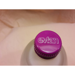 Collector Bouteille Evian 2003 violette forme goutte d'eau