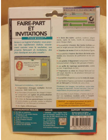 logiciel : Sybex Faire part et invitations pour windows
