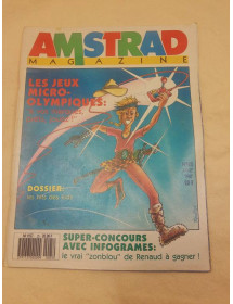 Amstrad Magazine Les Jeux Micro-Olympiques N°25
