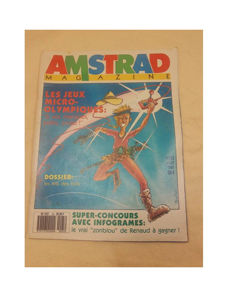 Amstrad Magazine Les Jeux Micro-Olympiques N°25