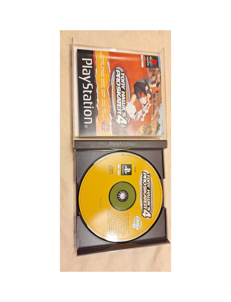Jeu Tony Hawk's Pro Skater 4 PS1 PAL FR Complet - Très Bon état