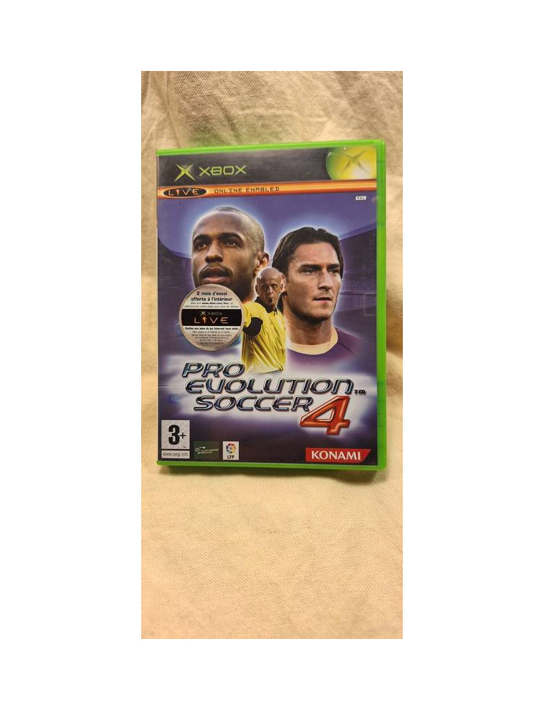 Jeu Xbox Pro Evolution Soccer 4 PAL