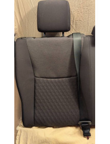 Banquette arrière de voiture Yaris : siège fauteuil + planche arrière + planche de coffre