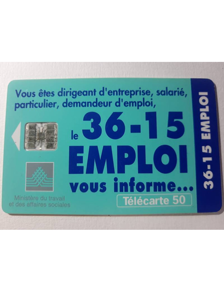 Carte à puce téléphonique 36-15 code EMPLOI