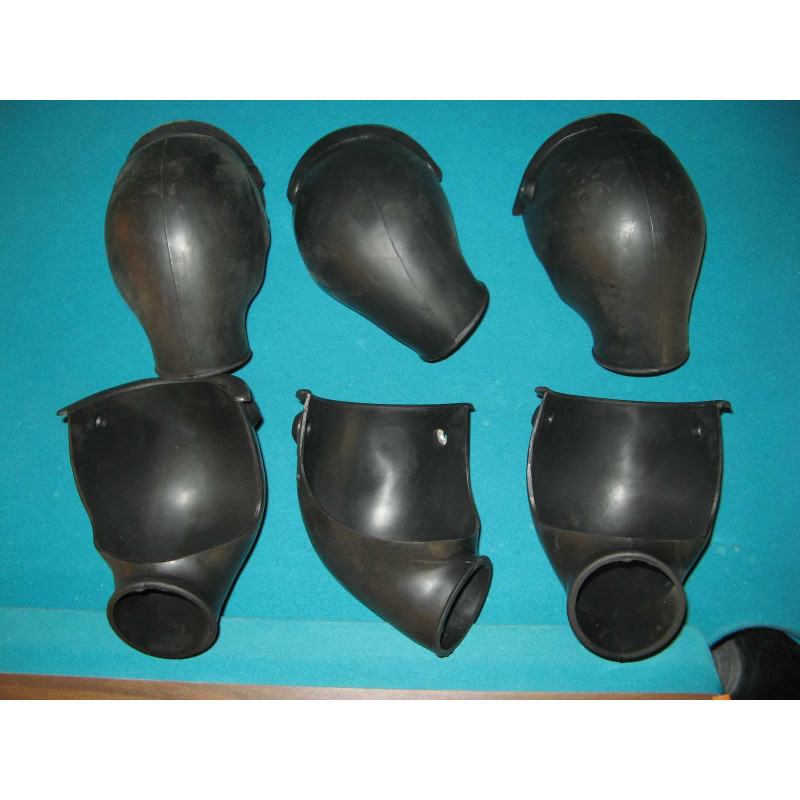 6 Doublures De Poche Pour Billard – Protection Universelle, Taille S Et L, Noires, Pour Tables Américaines
