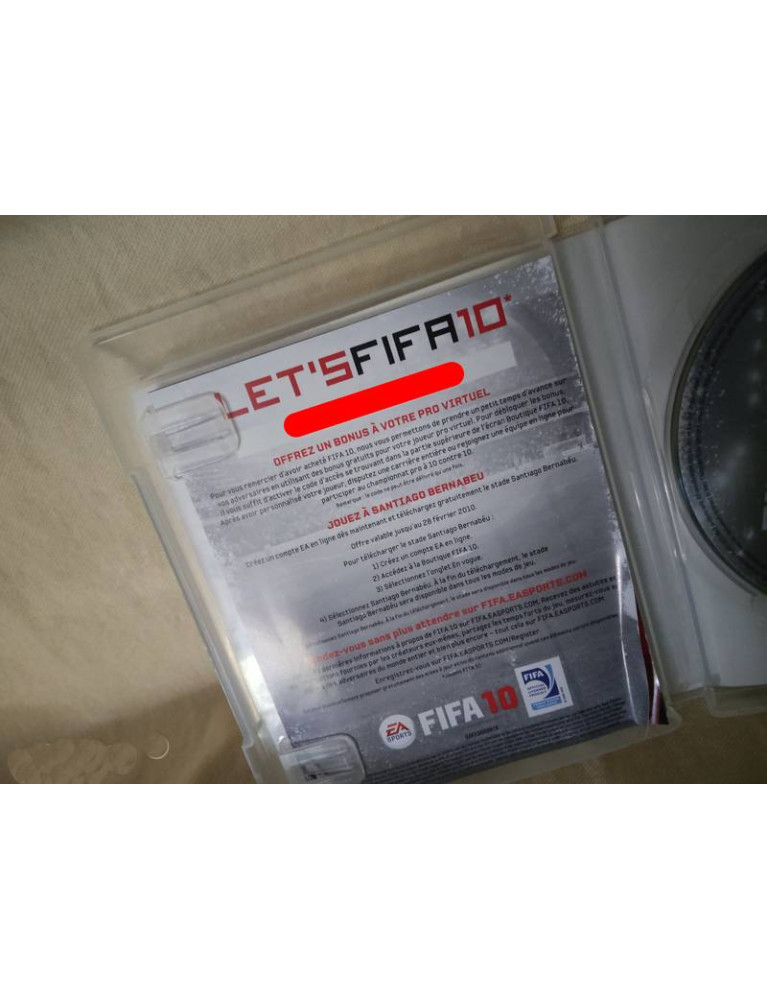 Jeu FIFA 10 PlayStation 3 - Version Française Complète Avec Boîtier, En Très Bon état