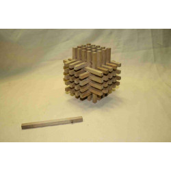 Casse tête en bois cubique forme carré